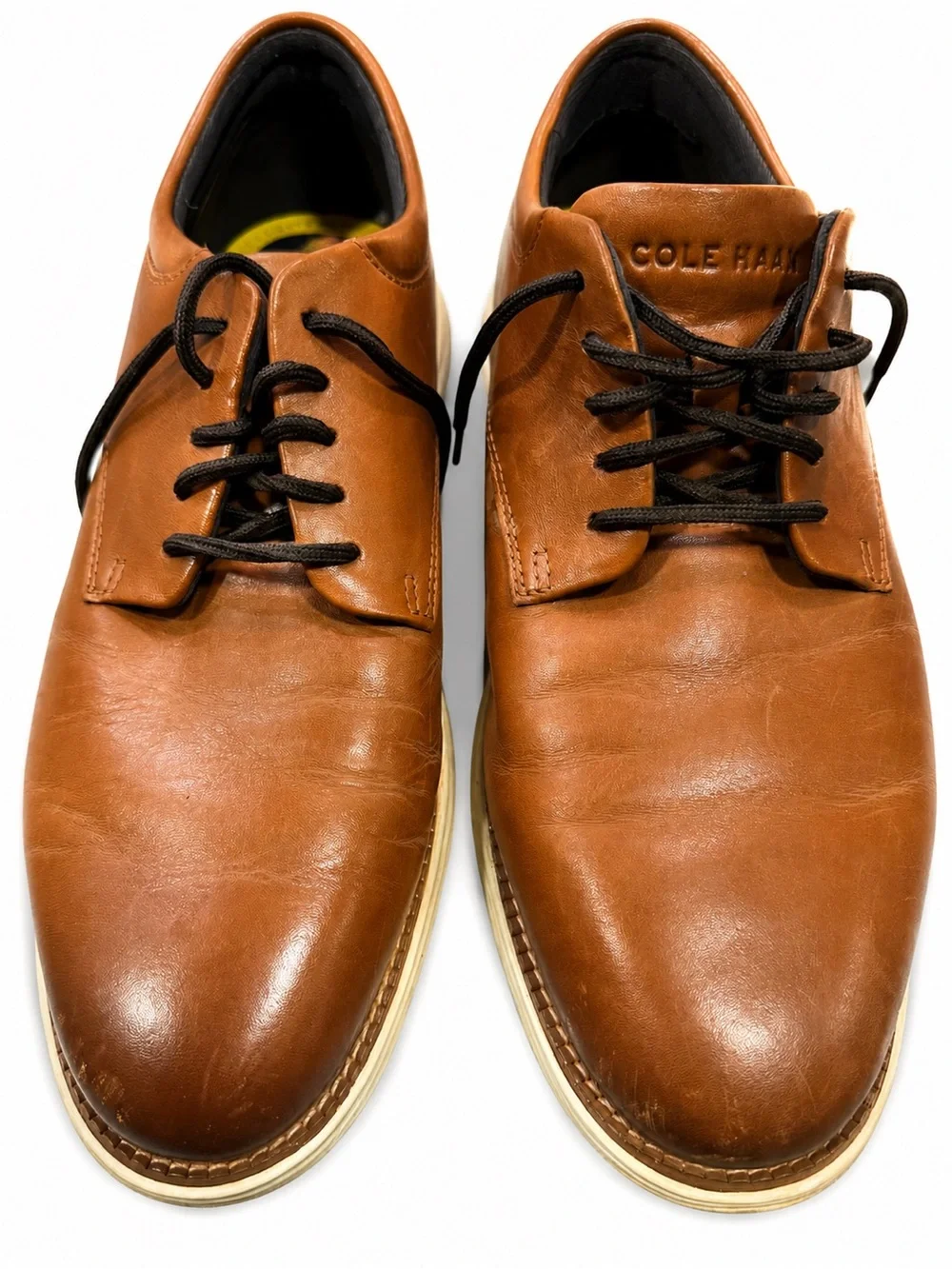 Cole Haan Grand+ Men’s Brown Leather Shoes Size 9M